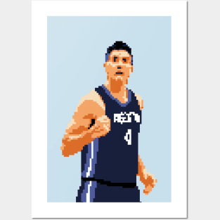 Luis Scola Pixel Fist Posters and Art